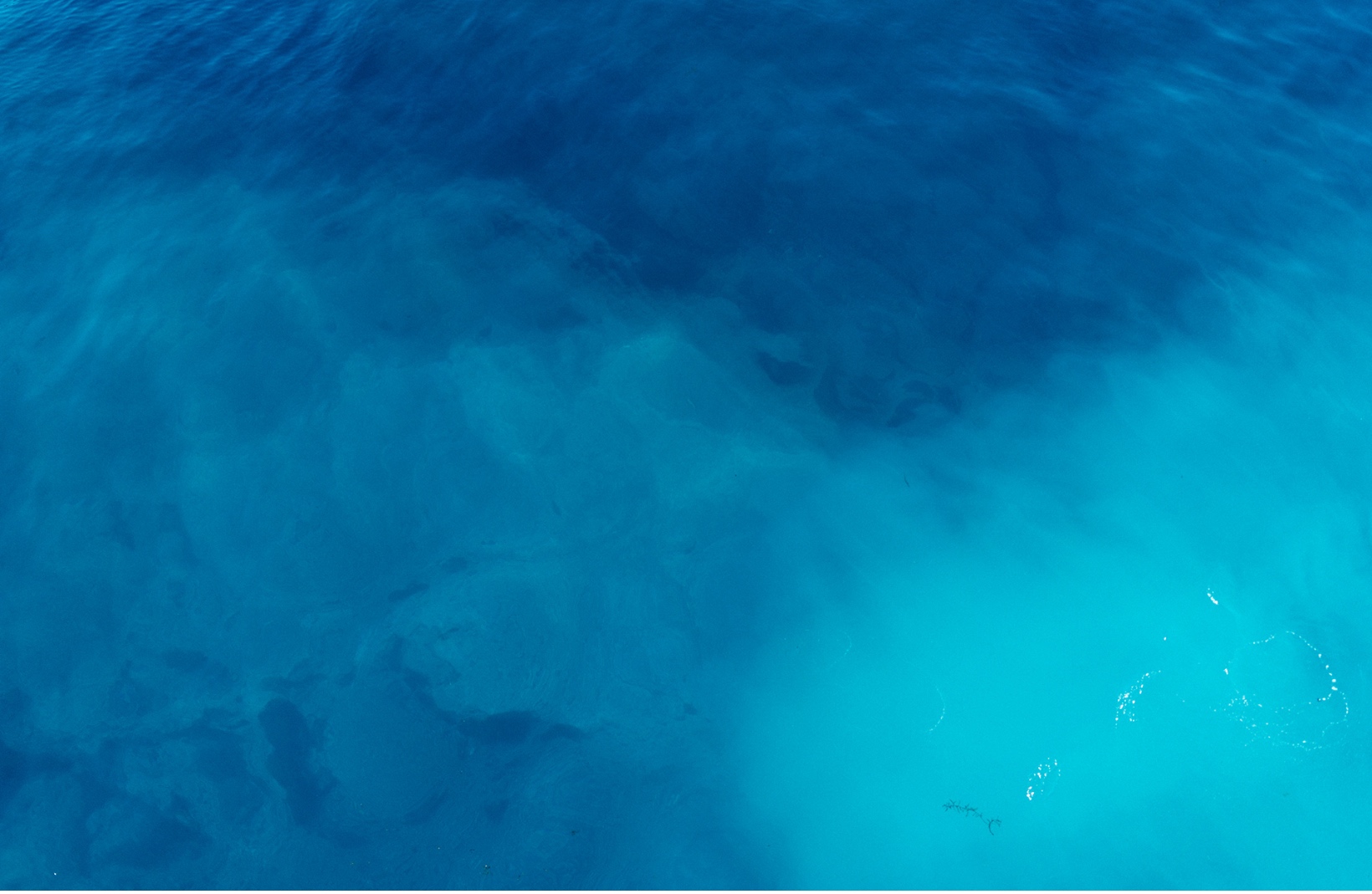 Blue water