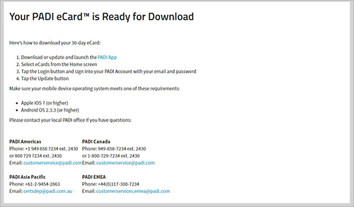 Download PADI App