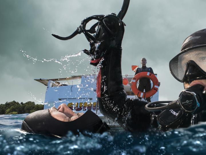 Rescue diver